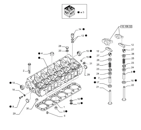 5801382527 - головка блока
