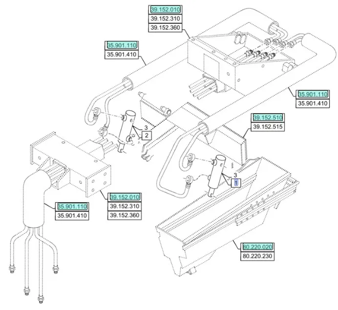 87667956 - гидроцилиндр
